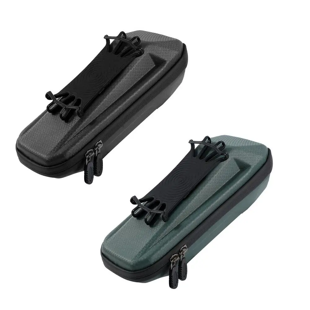 

Bicycle Front Frame Phone Holder Waterproof EVA Hard Shell Upper Tube Bag Mountain Bike Equipment
