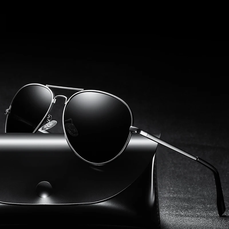 Мужские солнцезащитные очки Пилот для мужчин вождения улицы модные новые защиты