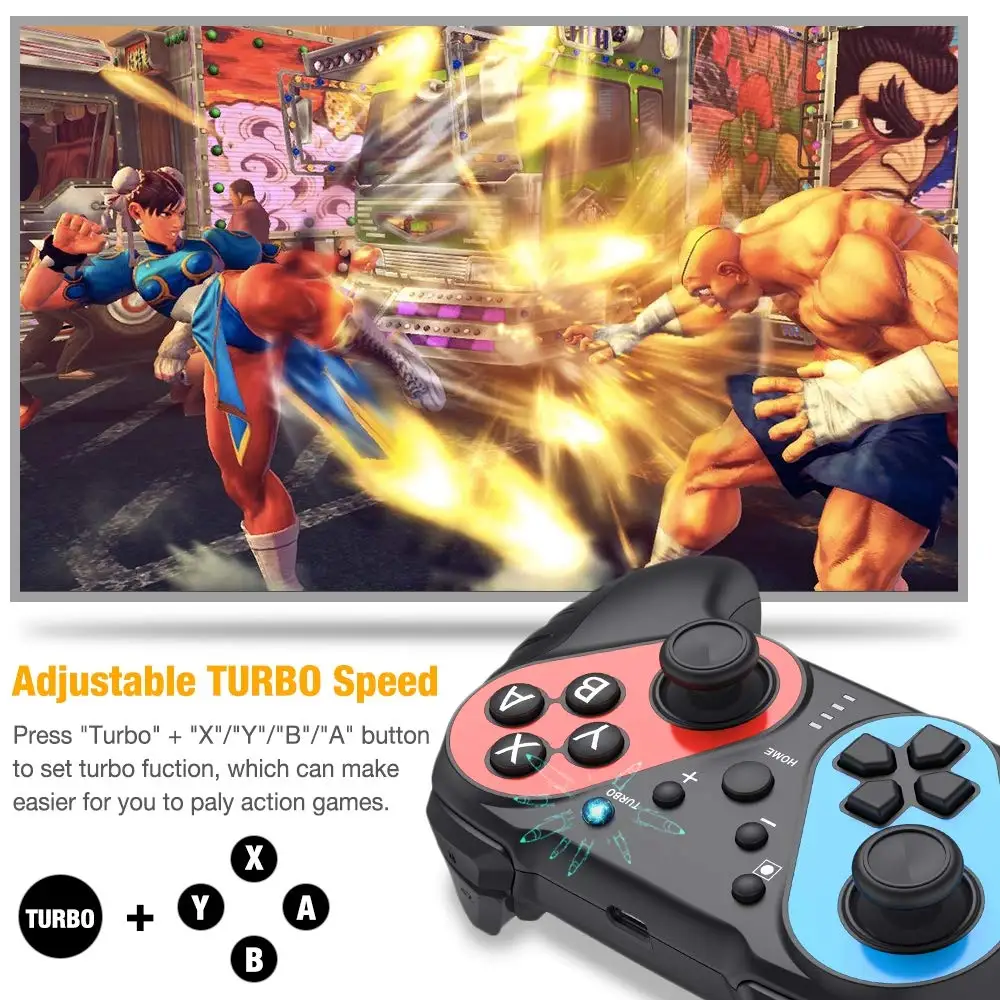 Для Switch Pro беспроводной проводной контроллер Bluetooth геймпад с функцией NFC для nintendo Switch видеоигр