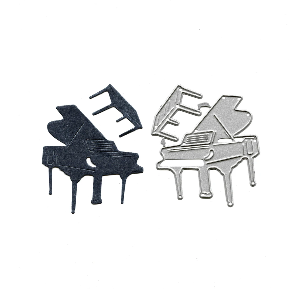 

Die Cutting Template Crafts Piano Dies Cut For Scrapbooking Album Card Making Decorative Embossing Folders Metal Troqueles New