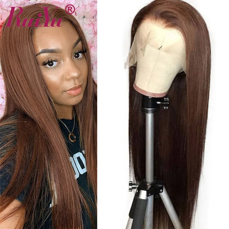 Прозрачные прямые парики на сетке спереди из человеческих волос для женщин