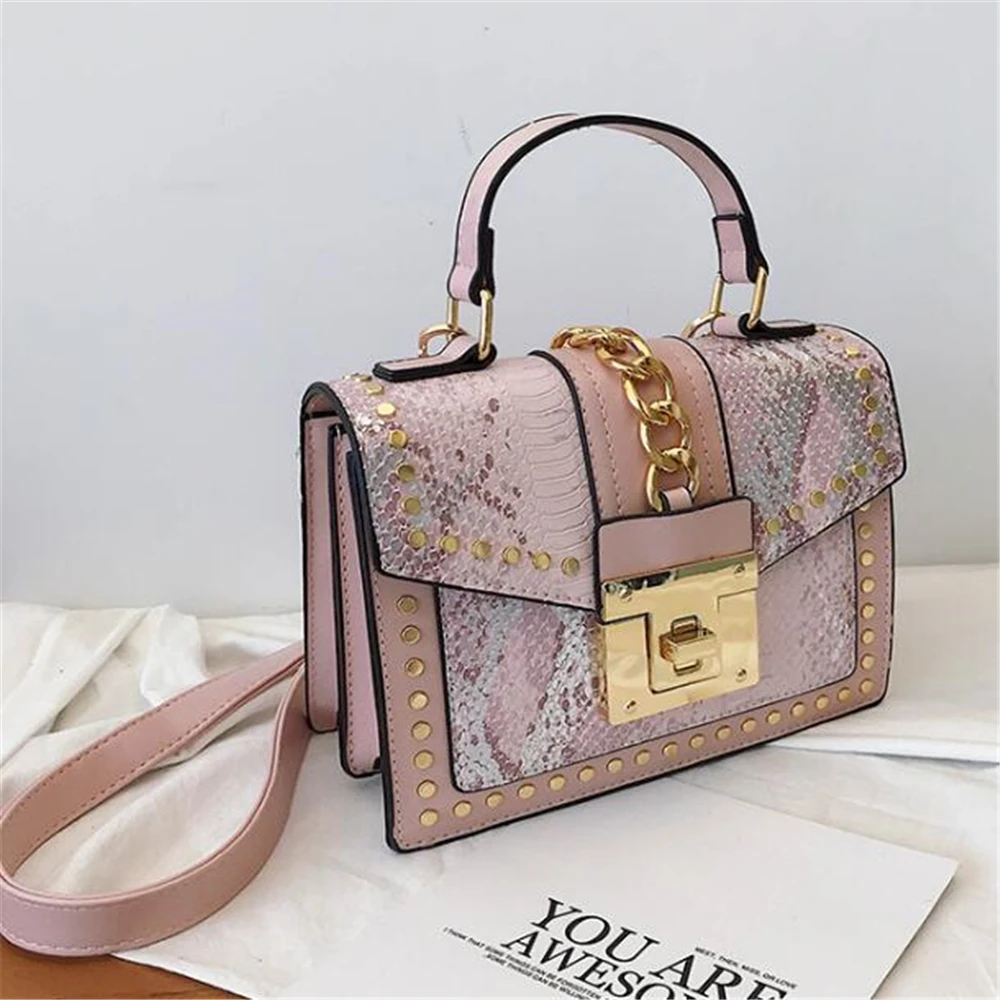 Роскошные сумки женские дизайнерские из крокодиловой искусственной кожи на