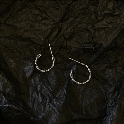 

Earrings for Women Jewelry Hoop Earrings Jewelry Cross Weave Twist Ear Ring Earring Metal CircleGirl Gift