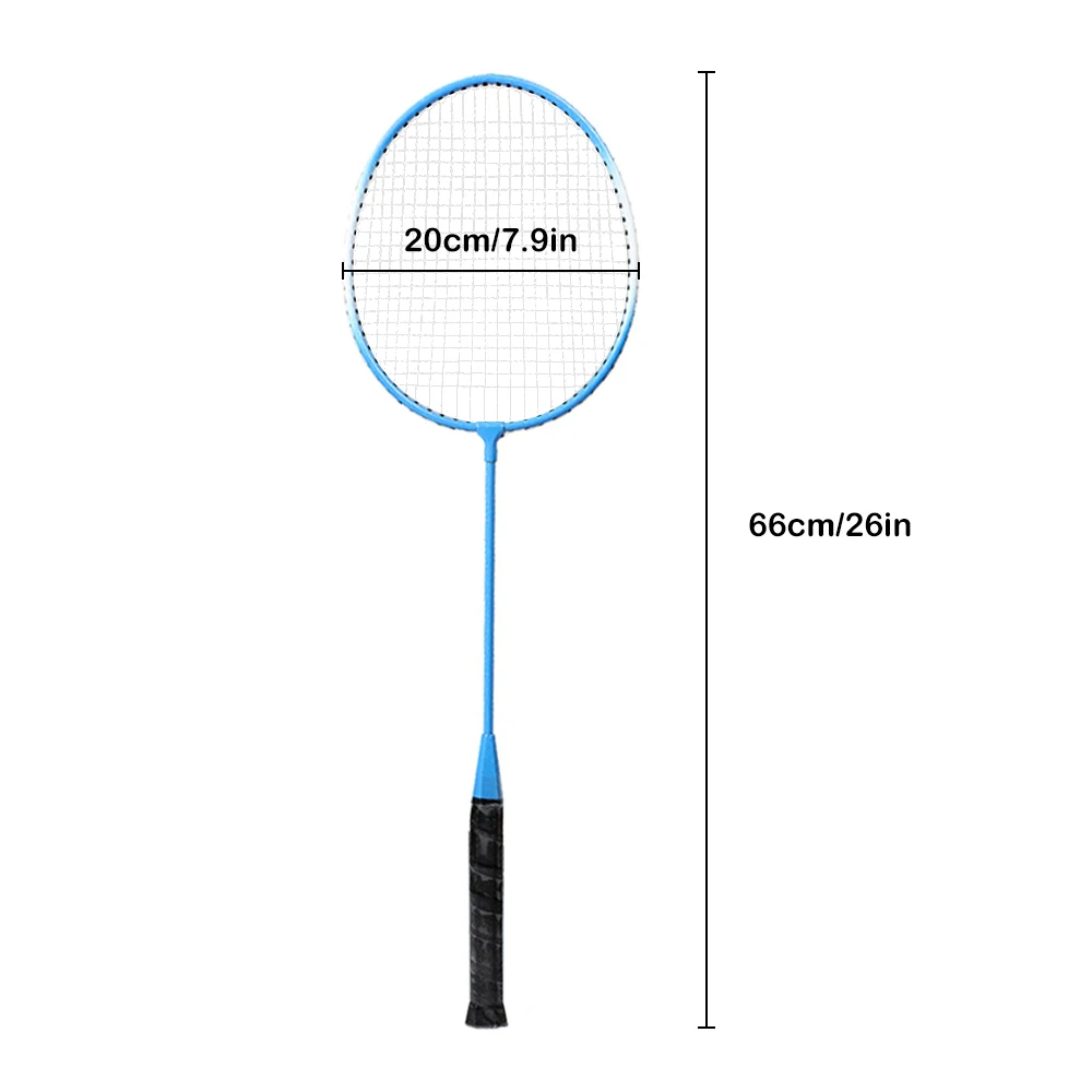 

2 Player Badminton Racket Set Indoor Outdoor Sports Students Children Practice Badminton Racquet with Cover Bag