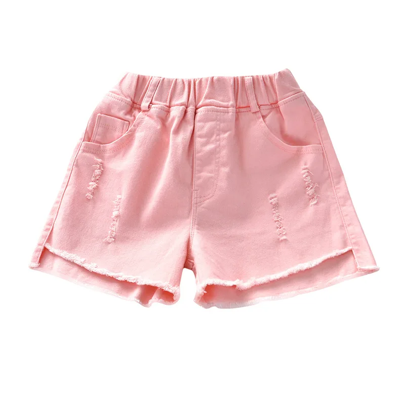 

Girls' Shorts Summer 2021 New Baby Korean The Hole Western Style Pants Girls Comfortable Casual Hot Pants Tide