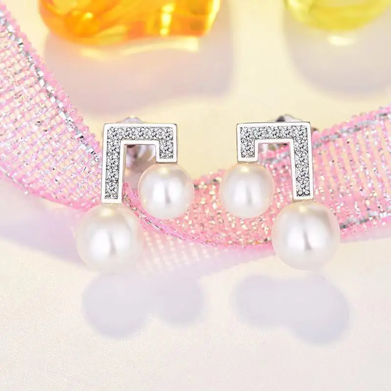 Эра бизнеса Ян Ин с параграфом серьги женские музыкальные синие дизайнерские