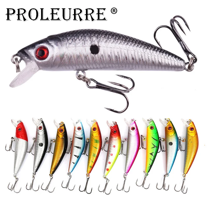 1 шт. Рыболовная Приманка Minnow Crankbait 72 мм 7 5g искусственная жесткая приманка плотная