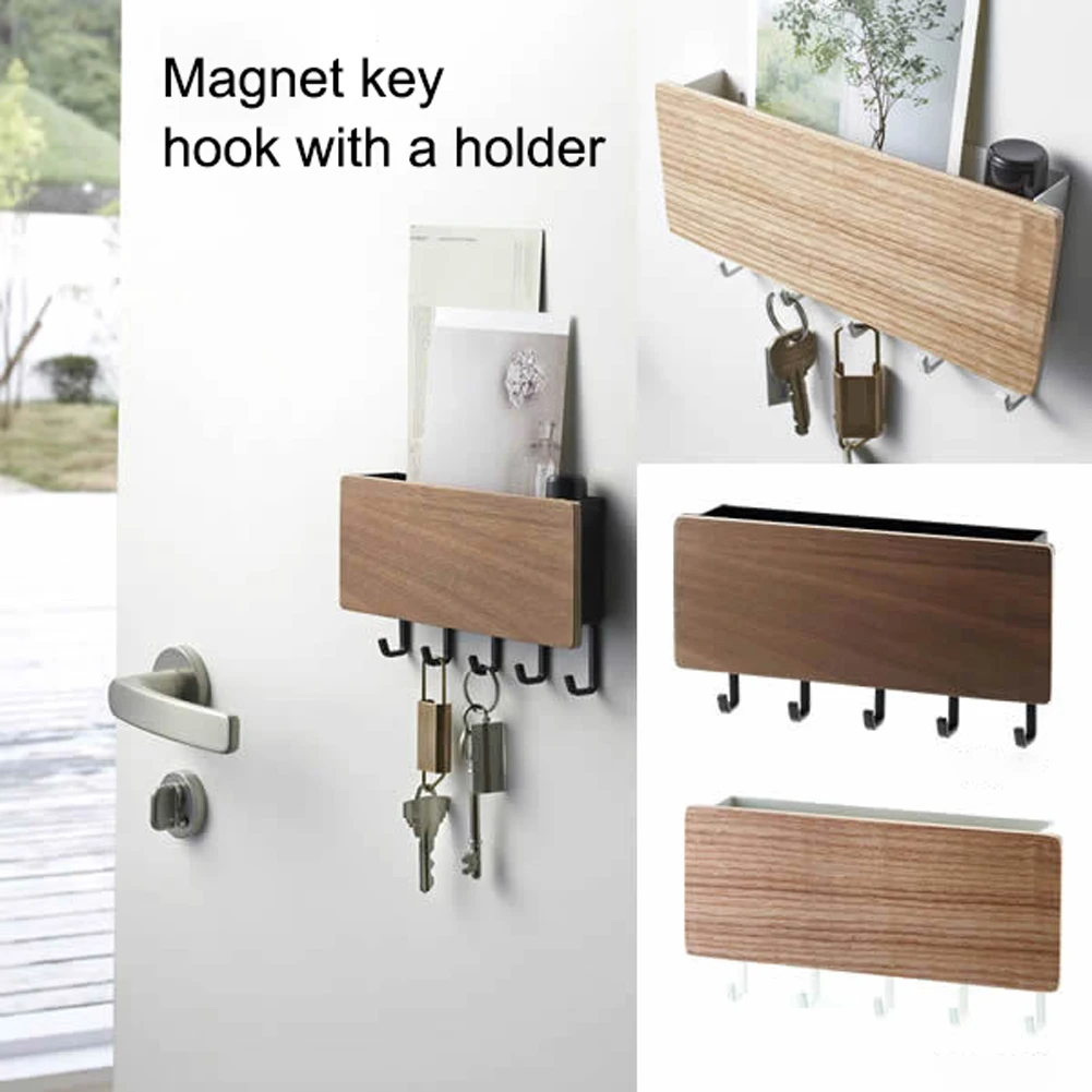 Настенная деревянная декоративная настенная полка коробка для хранения мелочей