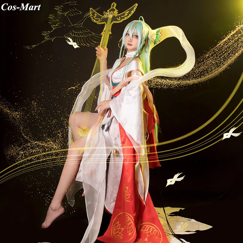 

Mobile Game Onmyoji Kinnara Cosplay Costume New Shikigami Kimono Suits Formal Dress Role Play Clothing S-X Limited Inventory