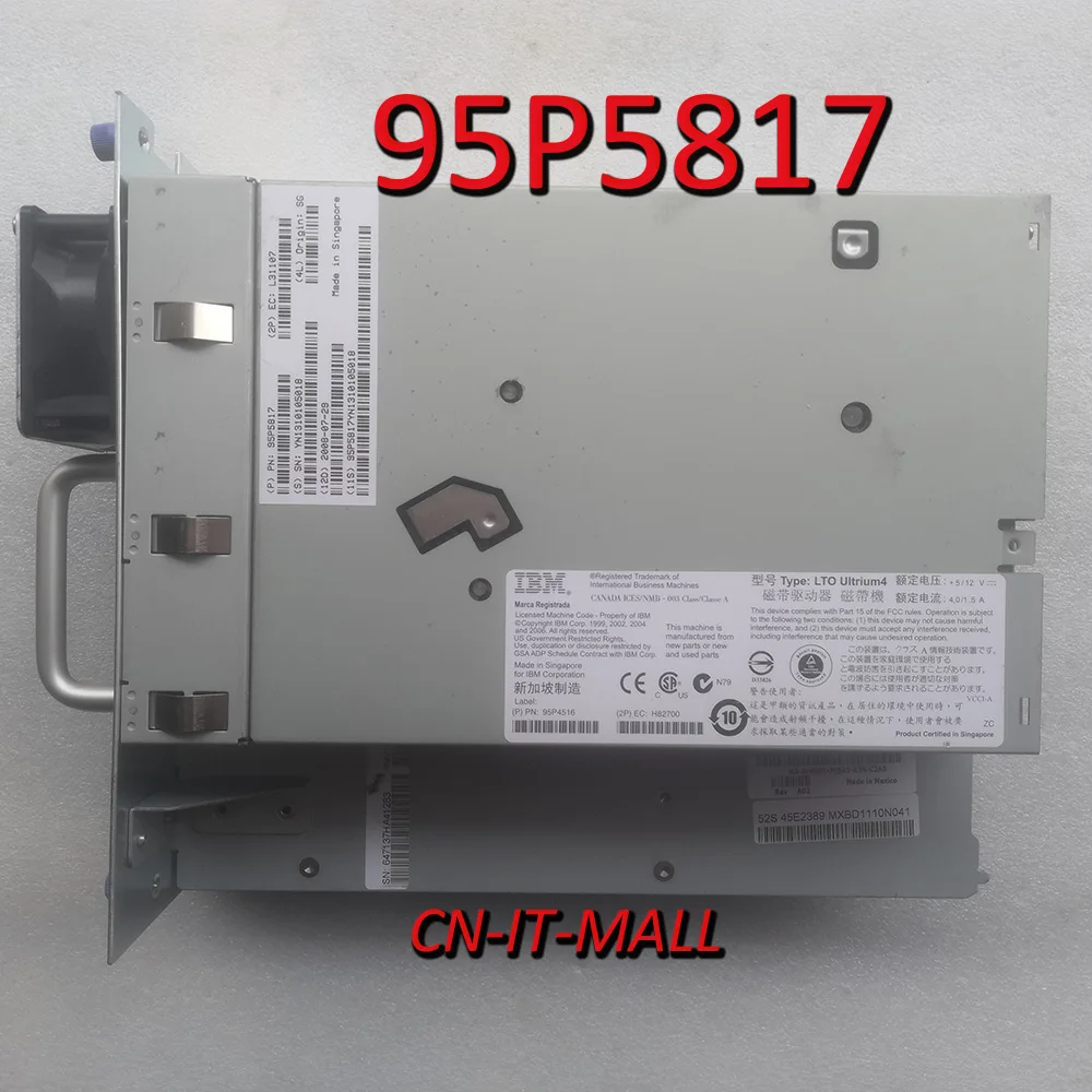 

Pulled 95P5817 45E2389 LTO4 Full High FH 4Gbps FC Tape Drive TS3100 TS3200 3573-L2U,Tested OK