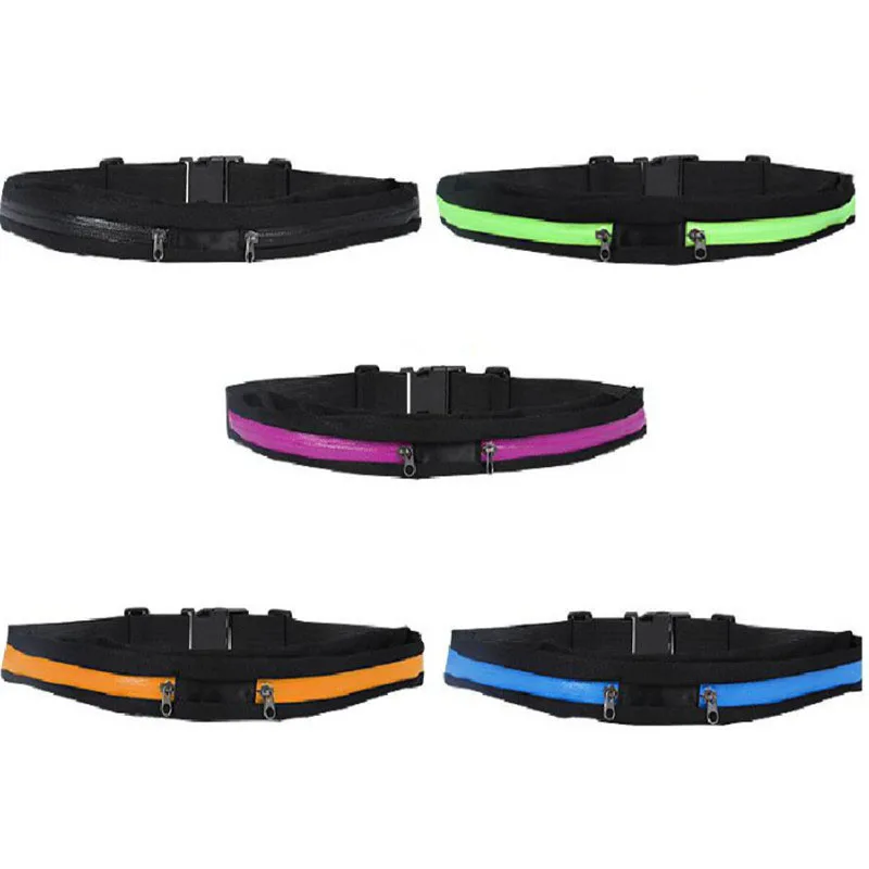 Поясная сумка для мужчин и женщин Модный водонепроницаемый ремень с двойным