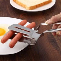 food tong shovel spatula multifunctional bread meat vegetable clamp bbq clip home camping tools
