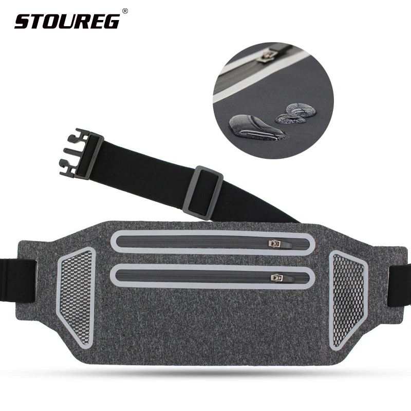 Водонепроницаемая поясная сумка для бега 6 5 дюйма легкий ремень с отделением