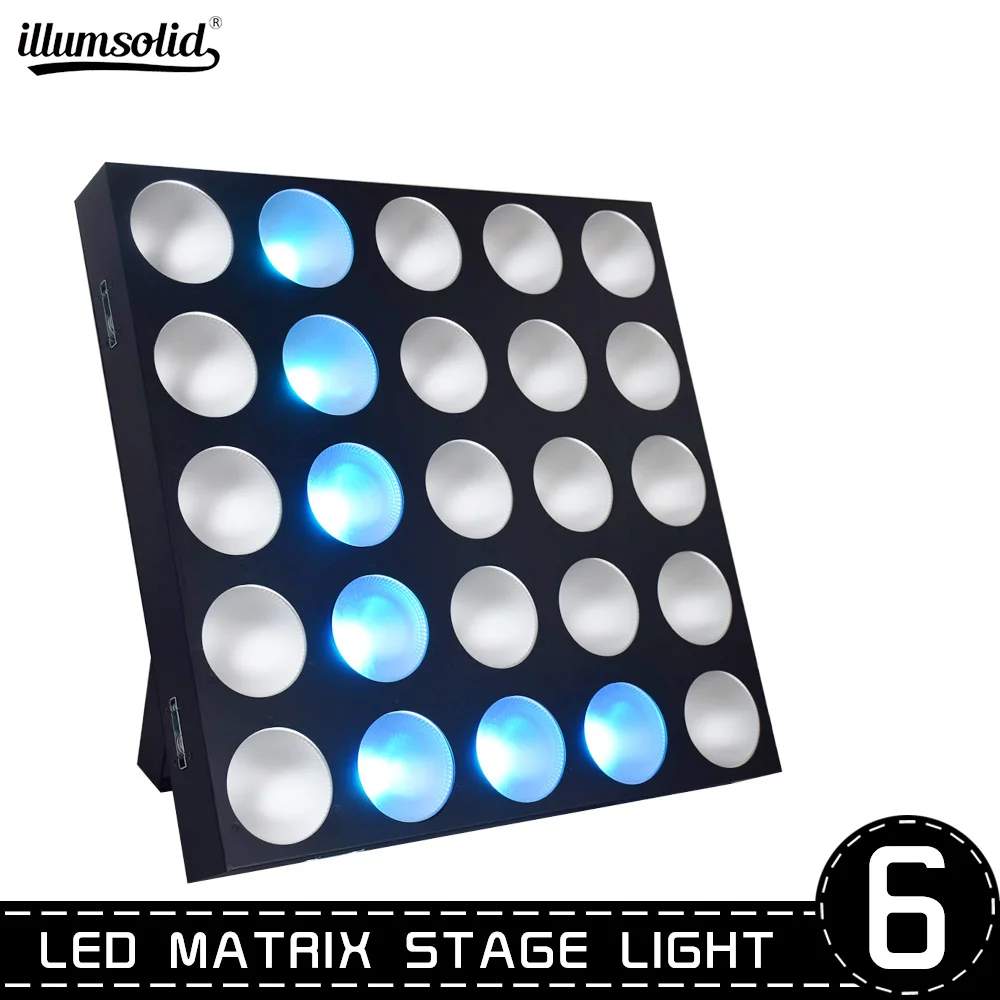 25x10 Вт 3в1 RGB светодиодный матричный Блиндер Пиксельная панель луч светильник