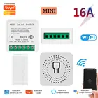 Мини-переключатель Wi-Fi с поддержкой AlexaGoogle Home, 10 А16 А