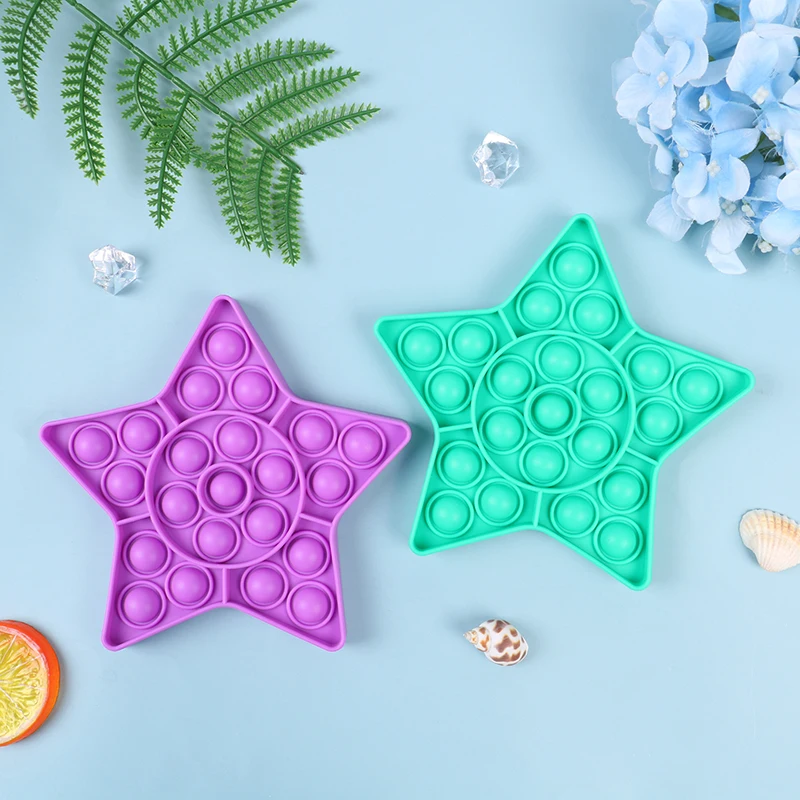 

1pcs Funny Fidget Toys Push It Bubble Stress Relief Antistress Toys For Adult Children Relieve Autism Sensory Toy Random Color