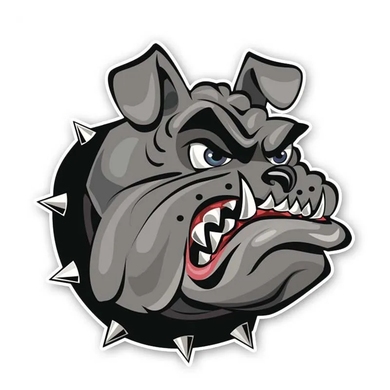 Volkrays Personality Car Sticker A Vicious Dog Accessores Reflective Waterproof Cover Scratches Sunscreen PVC Decal 14cm*14cm | Автомобили