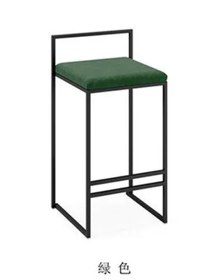 65cm seat height D Скандинавские барные стулья модный современный минималистичный барный высокий барный стул Домашний Персональный барный стул Креативный дизайн стул 66 см высота сиденья - Цвет: 65cm seat height D
