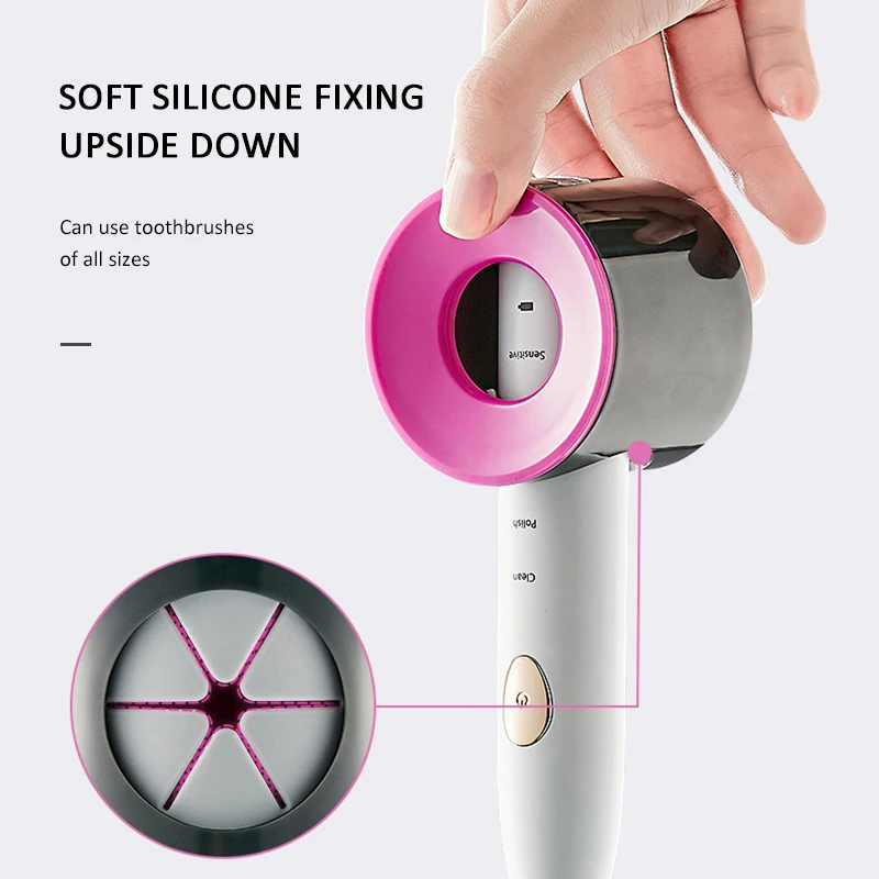 1 шт. Электрический Зубная щётка держатель пыленепроницаемый настенное