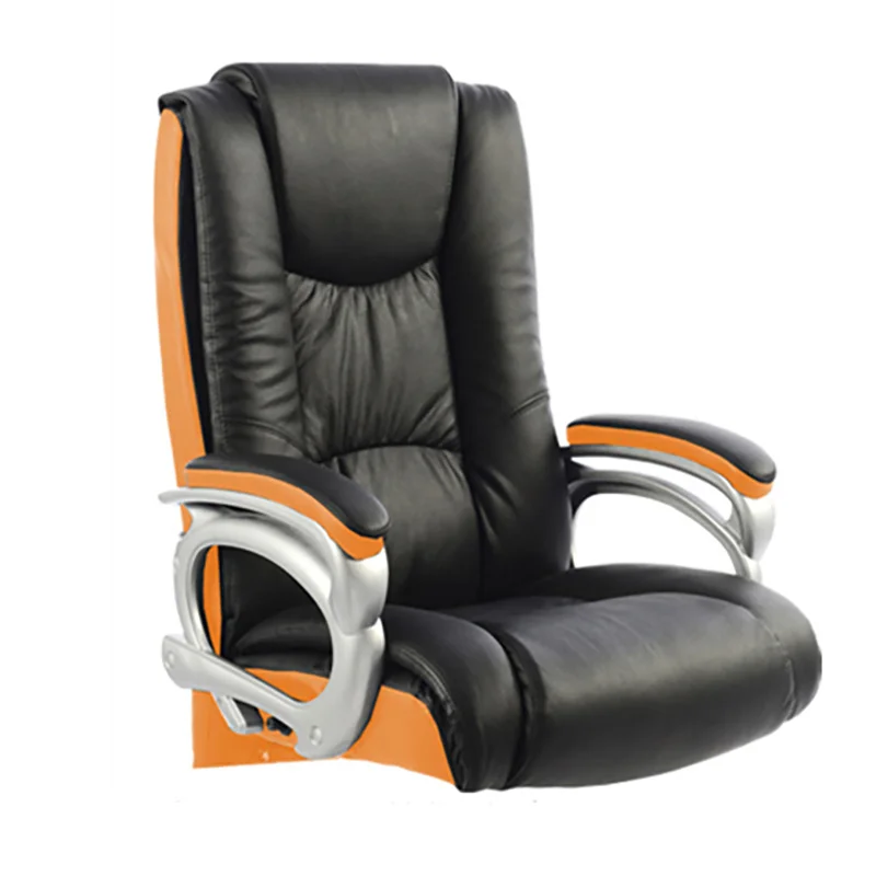 

FREE TAX Kailian Cowhide Leather Boss Chairs Office Chair Business Executive Vibration Massage Swivel Lift Silla Home Furniture