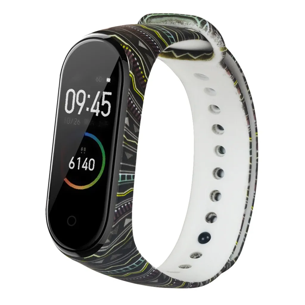 Модные Спортивные Мягкие силиконовые сменные браслеты на запястье ремешок для