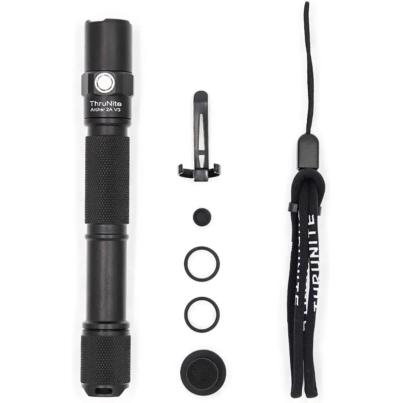 ThruNite Archer 2A V3 LED Torch Flashlight with 500 Lumens AA EDC XP-LV6 Removable Clip Original | Освещение