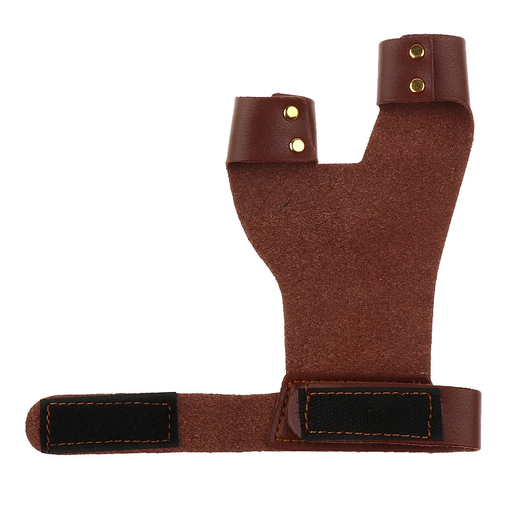 Longbow лук рука 2 пальца перчатки протектор стрельба из лука защита на охоте