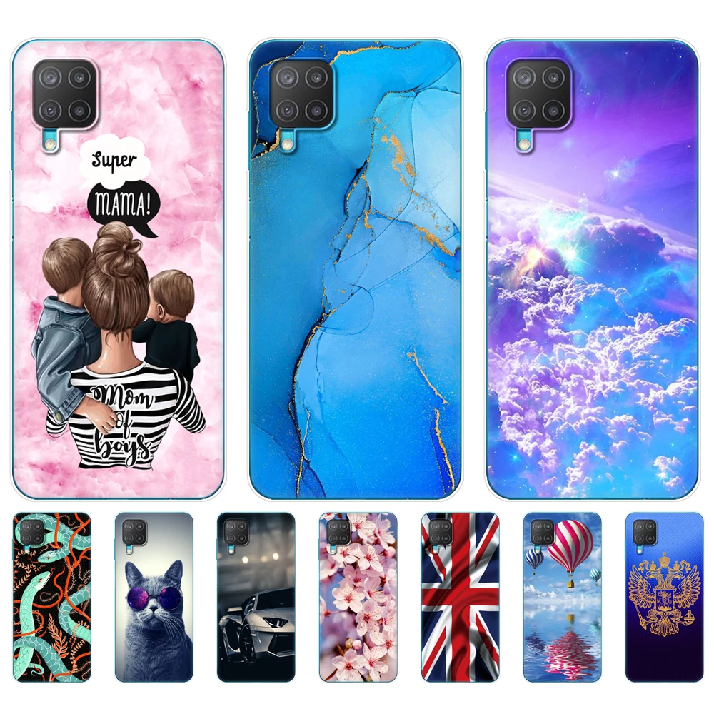 For Samsung M12 Case Phone Back Cover For Samsung Galaxy M12 GalaxyM12 M 12 m127 Soft Case Tpu Silicon Bumper Funda 6.5inch