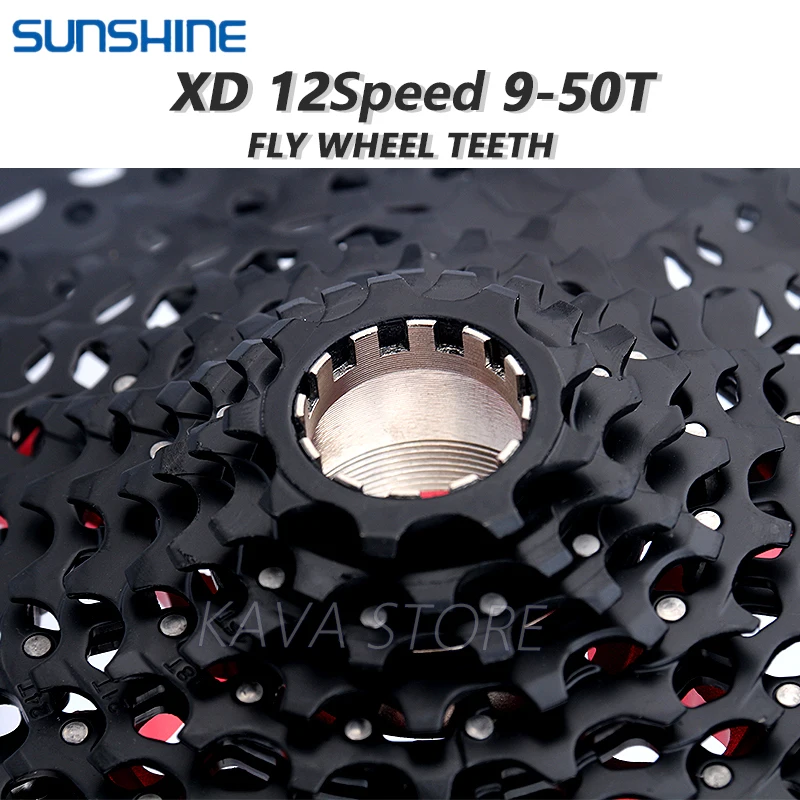 Кассета SUNSHINE XD 12 Скоростей 9-50T Звездочка для горного велосипеда SRAM GX EAGLE Freewheel |