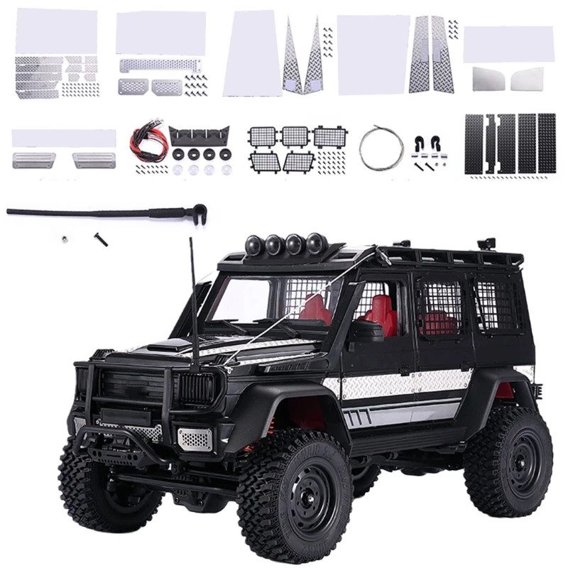 

11pcs Upgrades Antenna Mirror Sheet Kit Parts for MN86 G500 1/12 RC Crawler Car