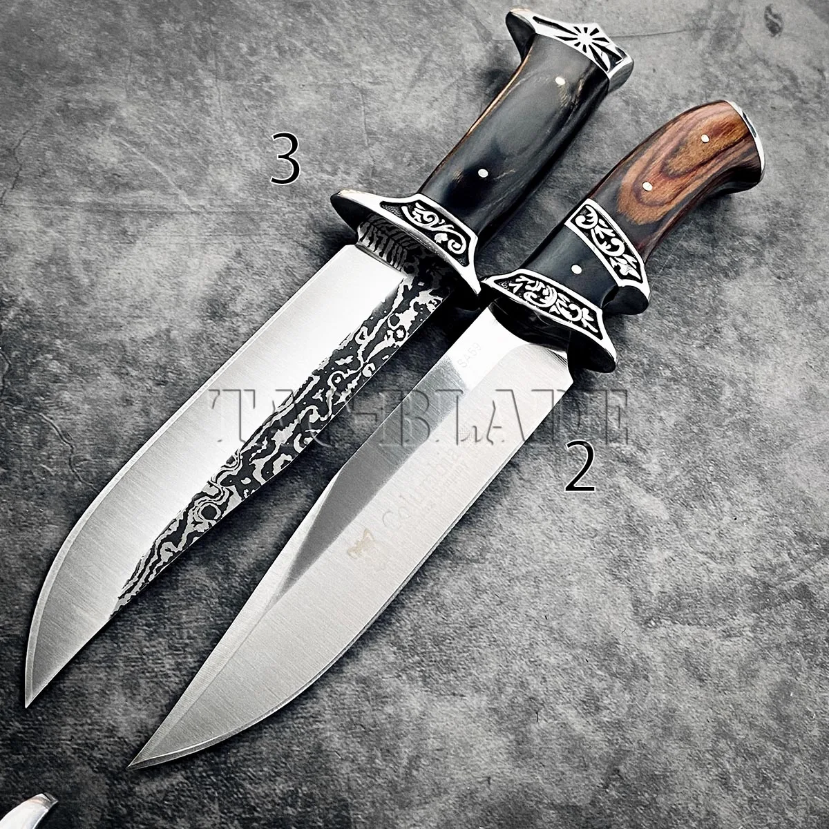 

BOWIE KNIFE OUTDOORS Army Hunting KNIFES Fighting Fixed Blade TACTICAL COMBAT Knives Wilderness Survival Camping Messer 8 Styles
