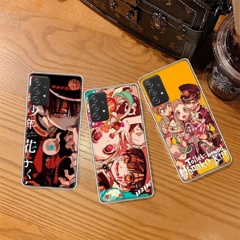 Аниме чехол для телефона Hanako kun в туалете Galaxy A02S A03S A12 A22 A32 A42 A52S A72 Samsung A13 A23 A33 A53 A73 A50S