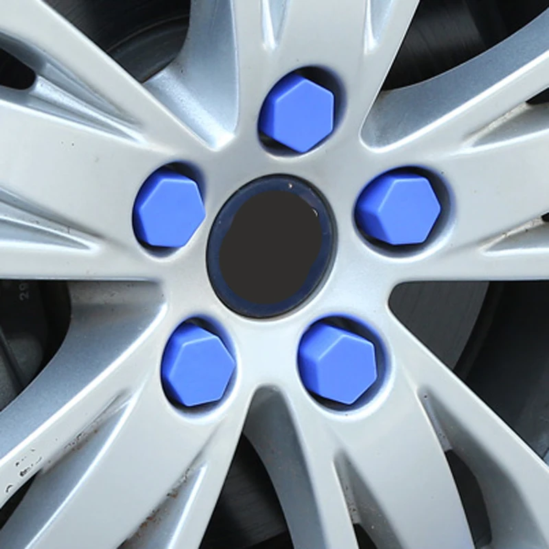 Автомобильный стайлер 20 штук 19 мм силикагель гайка для колеса защитный болт