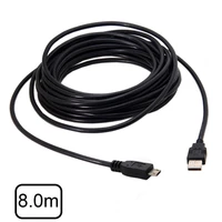 8m micro usb 5pin to usb 2 0 male data cable for tablet cell phone camera