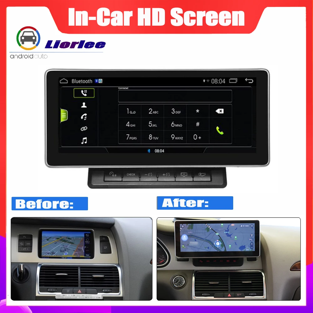 Обновленная Автомобильная Мультимедийная система Android для Audi Q7 2005 2006 2007 2008 2009 2010
