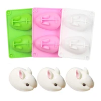 1pcs rabbit easter easter silicone molds for baking dessert mousse new cake decorating moulds silicone 3d bunny cake molds