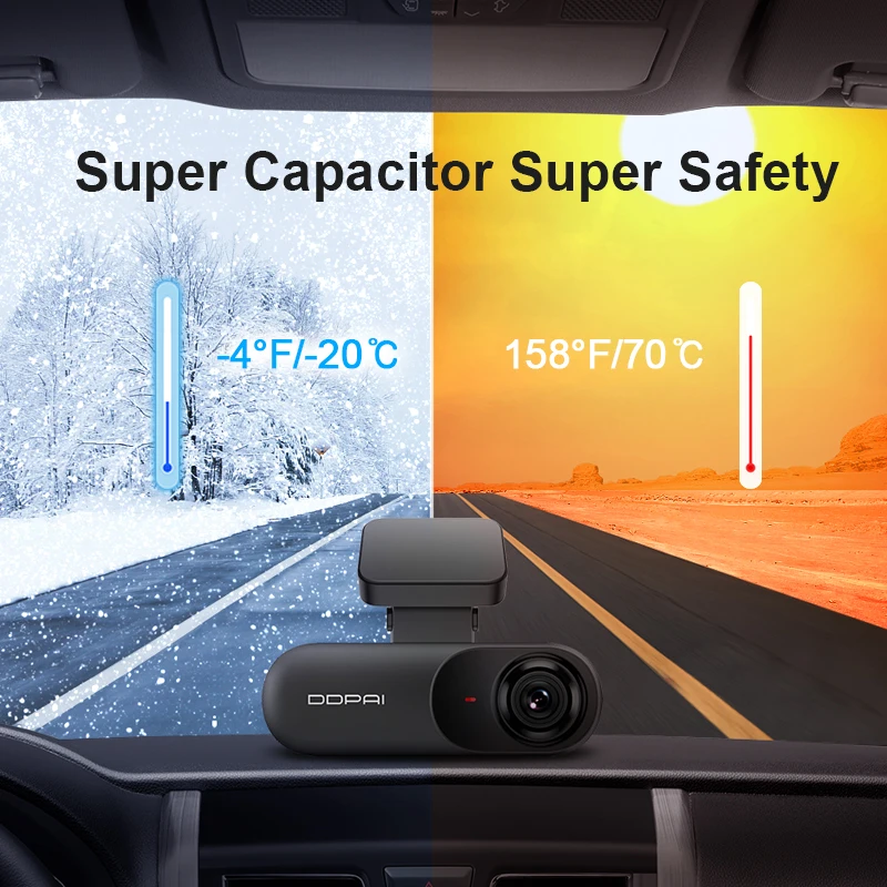 DDPAI видеорегистратор Mola N3 1600P HD GPS автомобильный 2K Android Wifi Smart Connect Автомобильный 24H