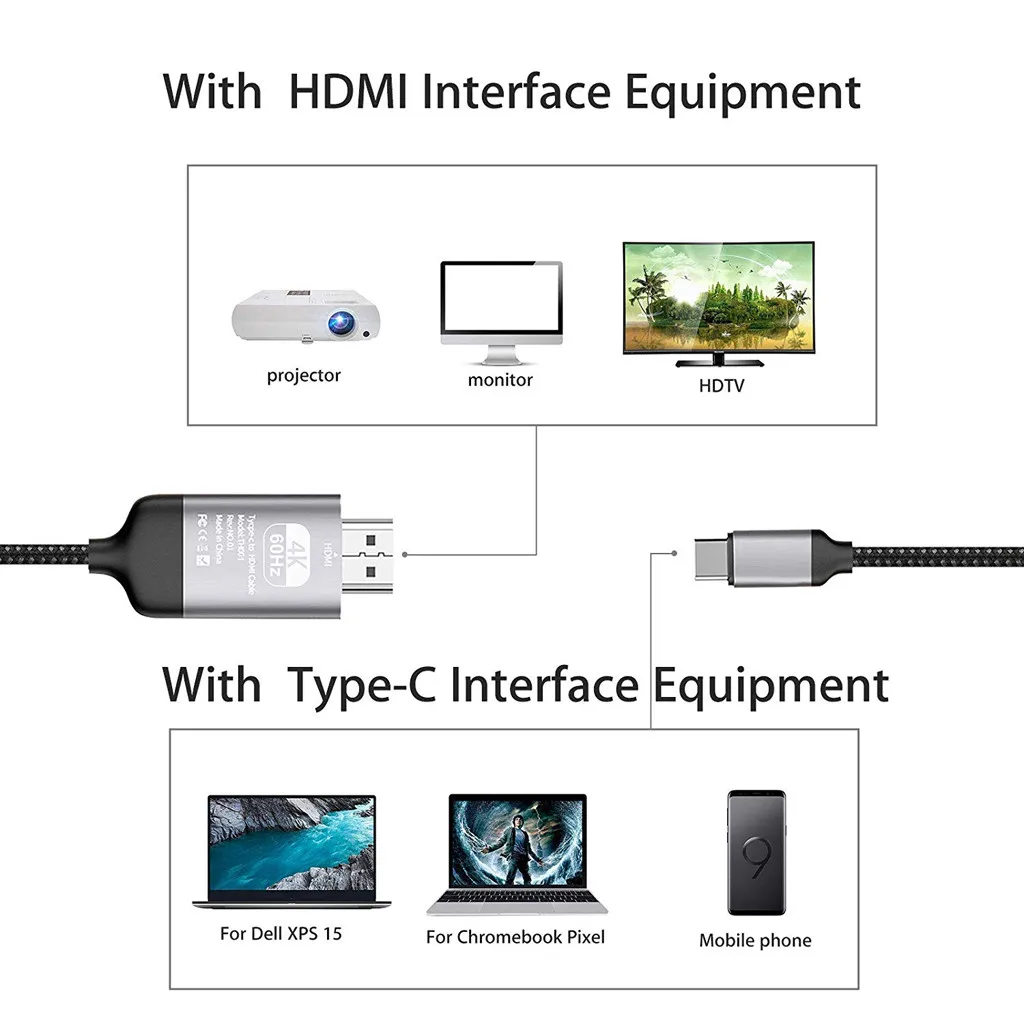 4K usb type C к HDMI HDTV AV tv адаптер Plug and Play кабель видеоадаптера для samsung Galaxy S10/S9/Note9#10