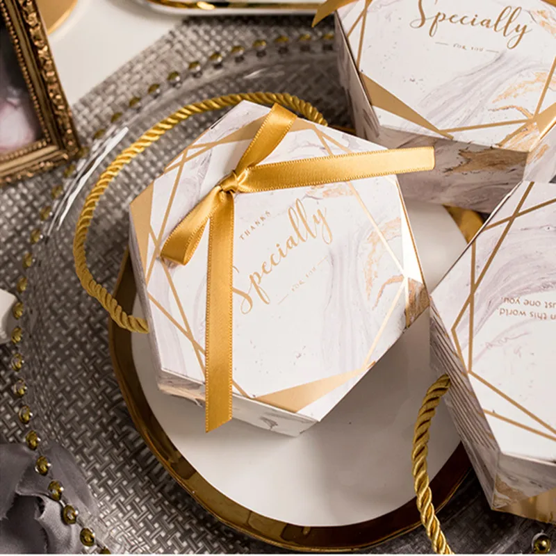 

50pcs Anniversai Tote Gift Bag Packaging For Marriage Favors Baby Shower Birthday Event Party Supplie New Brand Paper Gifts Bags