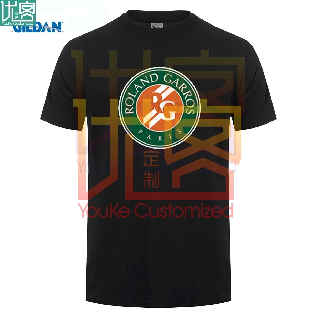 Французский открытый стадион футболка с коротким рукавом из красной глины Roland