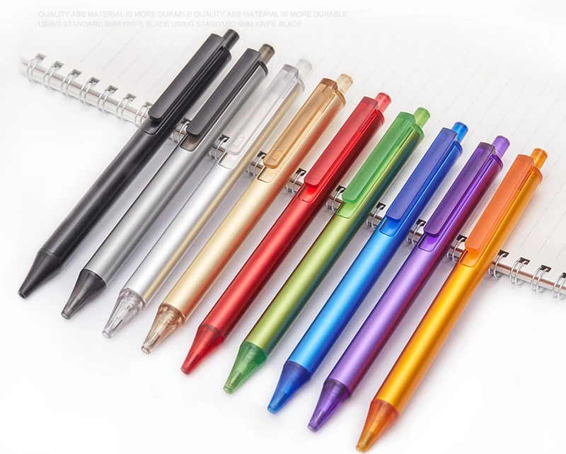 Цветная гелевая ручка KACOGREEN в форме трубки металлическая с черными чернилами 0 5