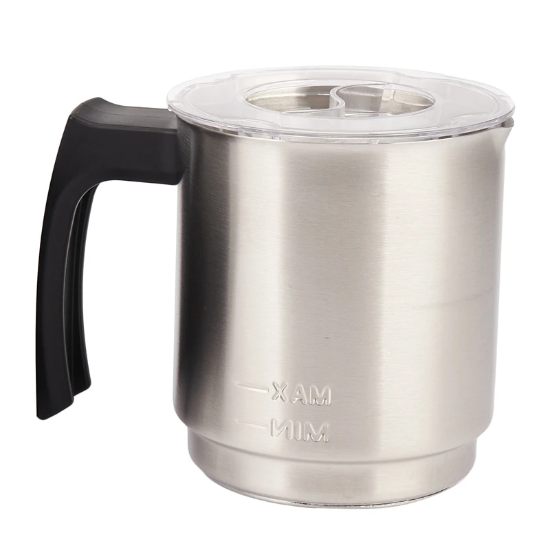 

Milk Frother, Electric Milk Frother and Steamer, Large Capacity Automatic Foam Maker for Hot & Cold Milk Foam, Stainless Steel C