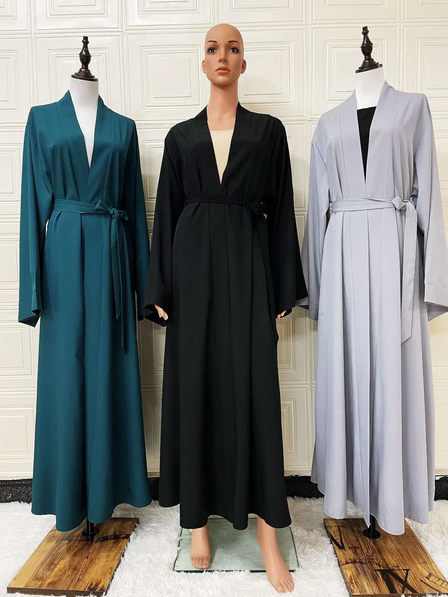 Мусульманское платье, мусульманский модный кардиган, мусульманская женская абайя, Средний Восток, длинные платья, Дубай, абайя, Турция