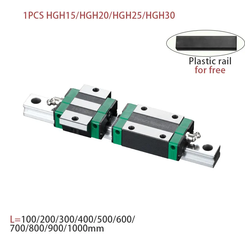 HGH15 HGH20 HGH25 HGH30 L 100 200 500 600 800mm heavy linear rail slide 1pc HG15 guide carriage CNC 3D Print | Обустройство дома