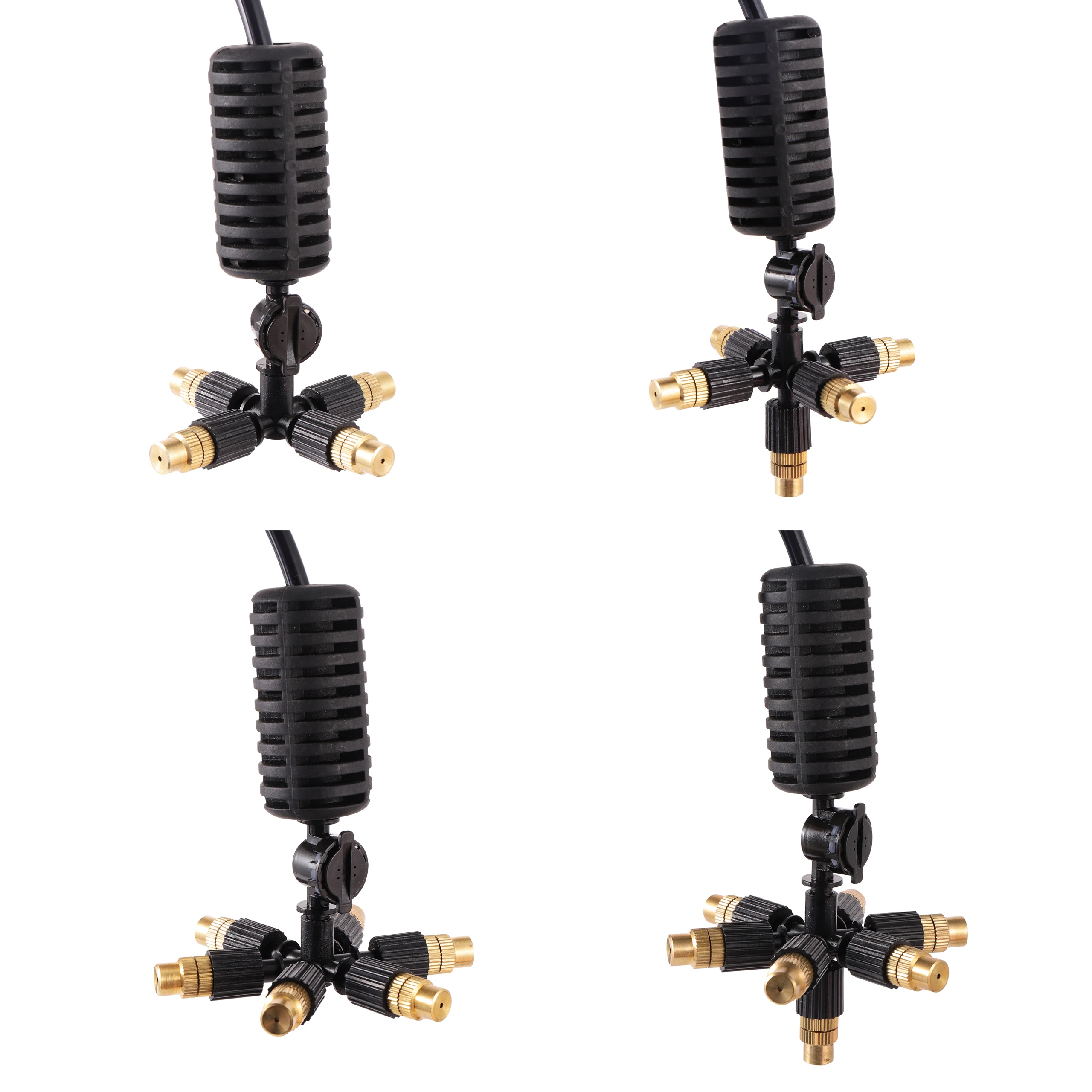 Система орошения для сада и теплицы регулируемый латунный опрыскиватель с 4/5/6/7