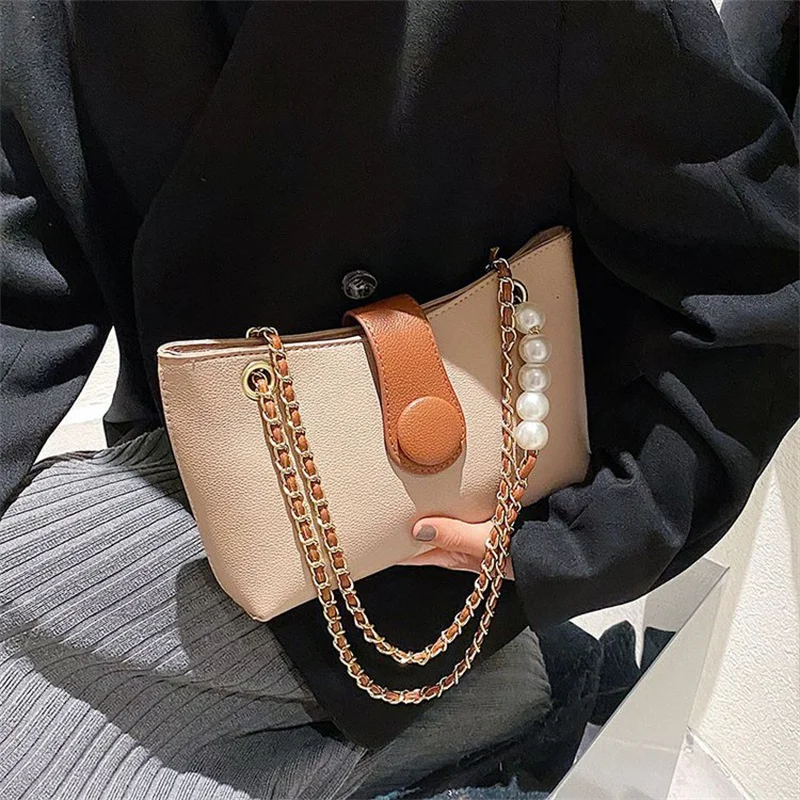 

Новинка осени 2021, Женская искусственная кожа на молнии с одним плечом