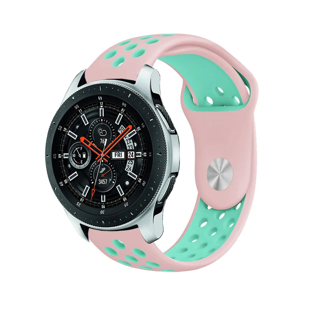 22 мм 20 Huami ремешок для samsung gear Sport S2 S3 Galaxy Watch active 42 46 силиконовый Pebble Time huawei gt 2 |
