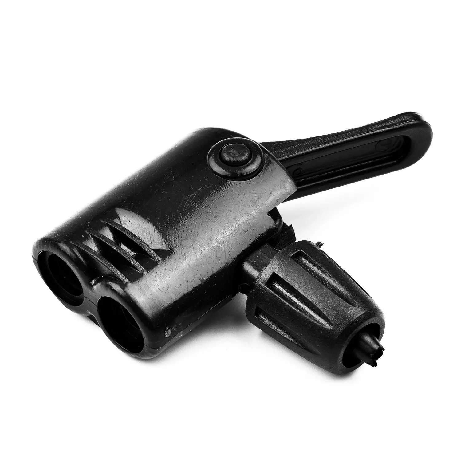 

Bicycle Pump Nozzle Durable Hose Adapter Double Head Pumping Parts Accessories Service Valve Converter Bicycle US To UK Nozzle