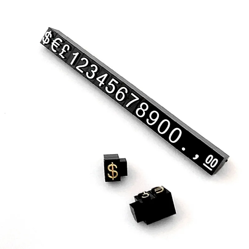 20 pcs Price Numeral Cubes Sale Price Display stand Adjustable Number Digits Tag Sign Watch Jewelries Pop Pricing Display Stand