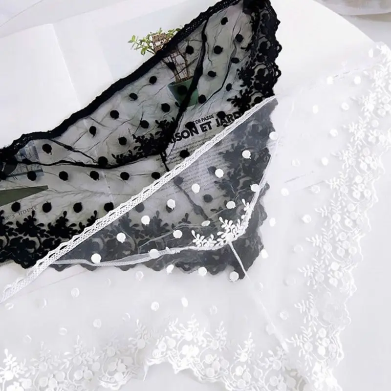 Женский вязаный крючком кружевной треугольный шейный шарф с цветочной вышивкой